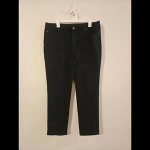 Charter Club Black Ankle Length Jeans Woman's 16S